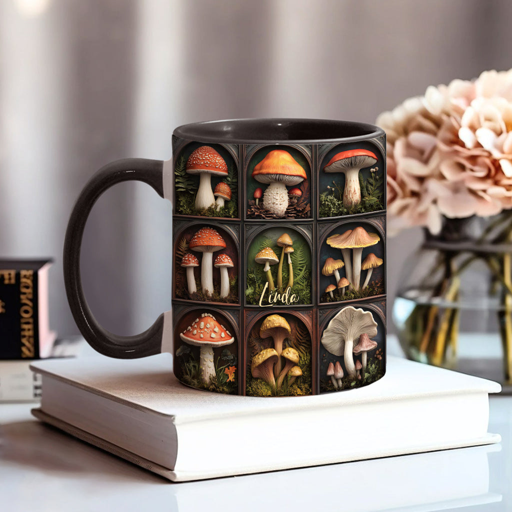 Pilzkollektion – Personalisierte Tasse mit Pilzmotiv