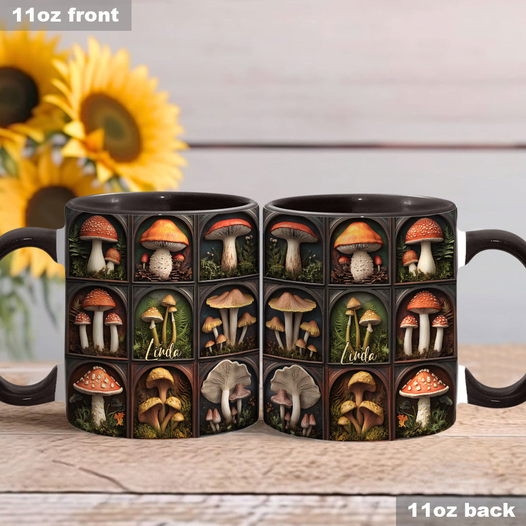 Pilzkollektion – Personalisierte Tasse mit Pilzmotiv