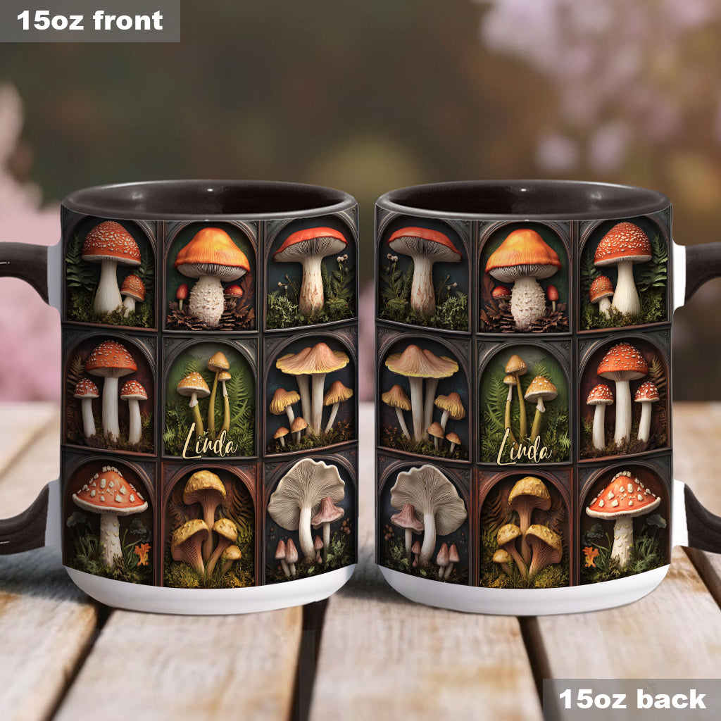 Pilzkollektion – Personalisierte Tasse mit Pilzmotiv