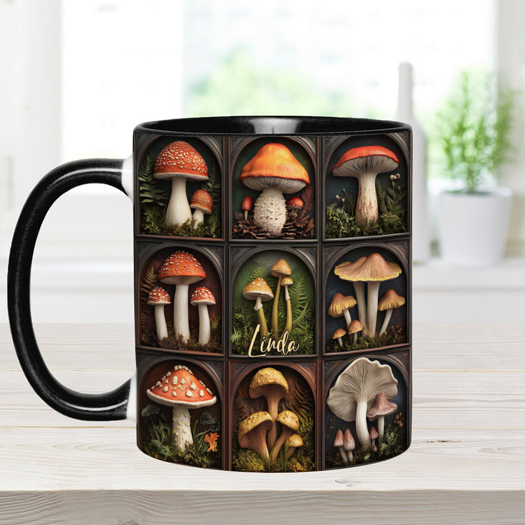 Pilzkollektion – Personalisierte Tasse mit Pilzmotiv