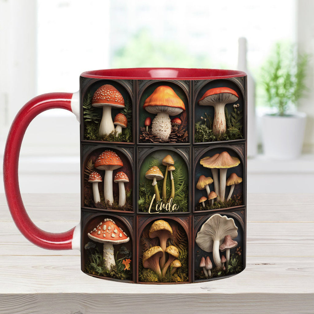 Pilzkollektion – Personalisierte Tasse mit Pilzmotiv