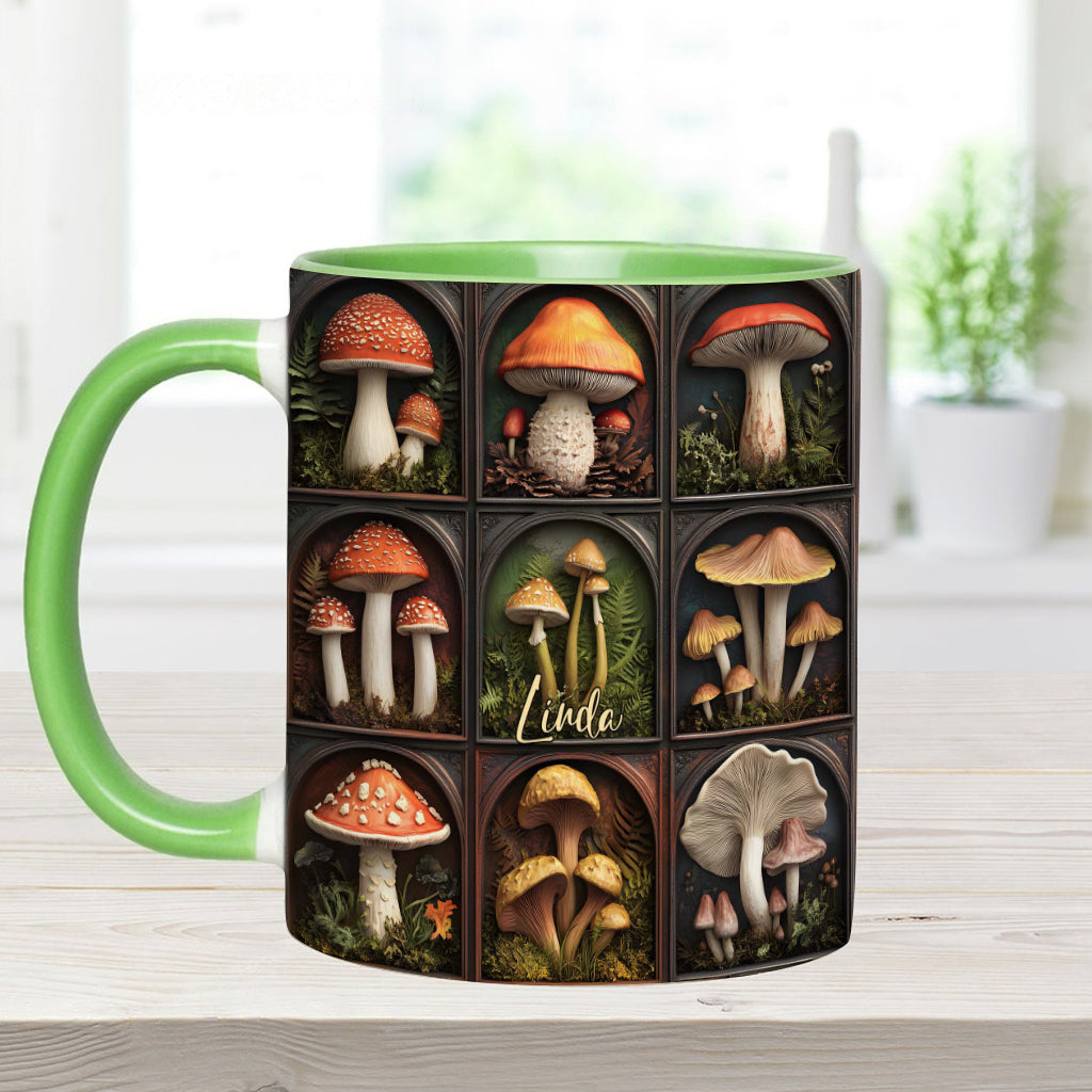 Pilzkollektion – Personalisierte Tasse mit Pilzmotiv