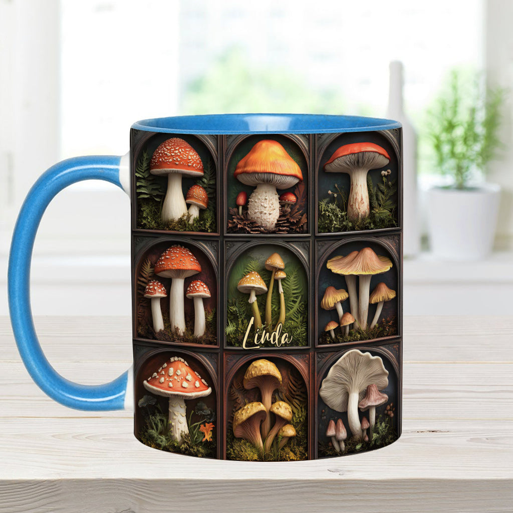 Pilzkollektion – Personalisierte Tasse mit Pilzmotiv
