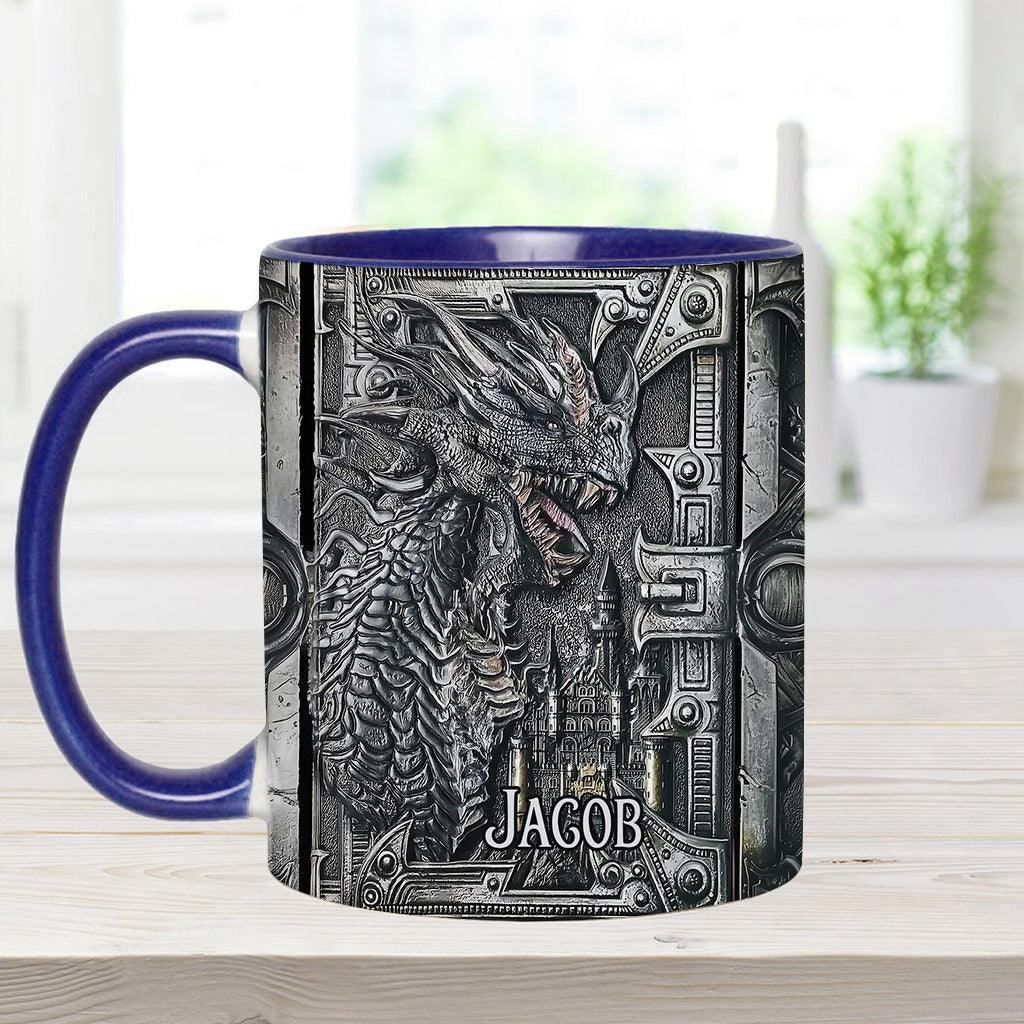 Majestätischer Drache – Personalisierte Tasse mit Drachenmotiv