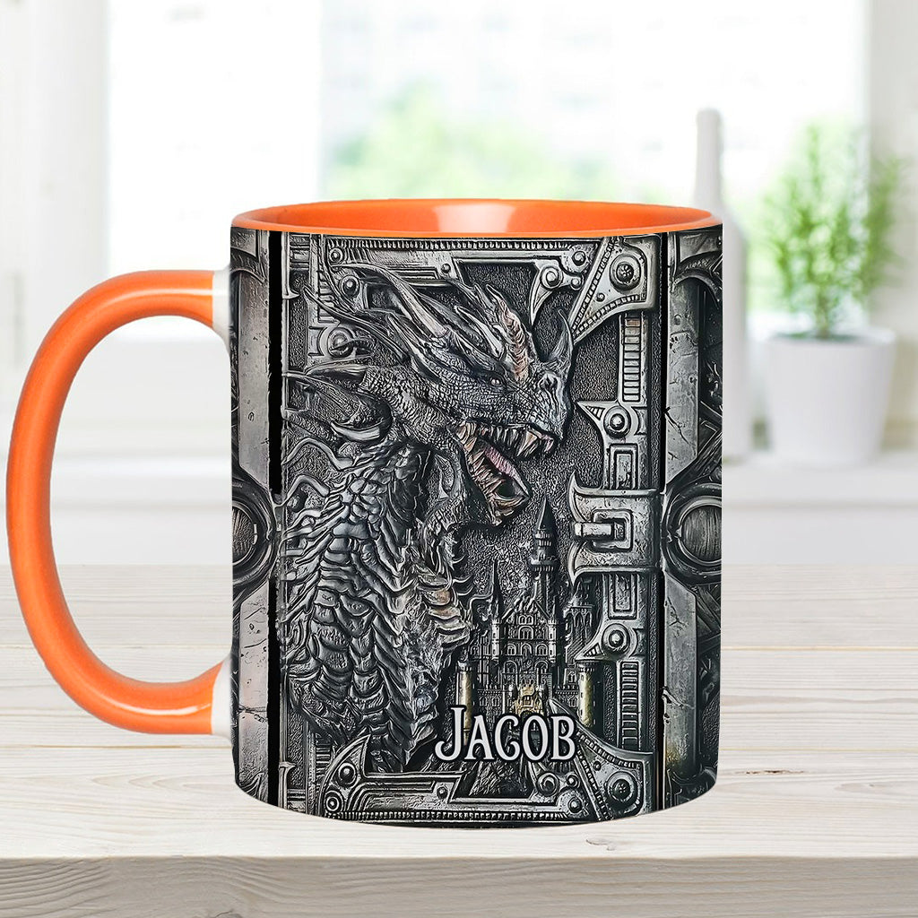 Majestätischer Drache – Personalisierte Tasse mit Drachenmotiv
