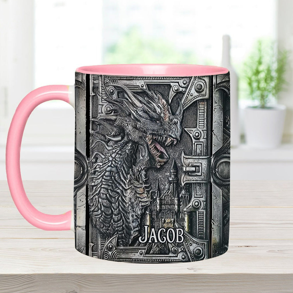 Majestätischer Drache – Personalisierte Tasse mit Drachenmotiv