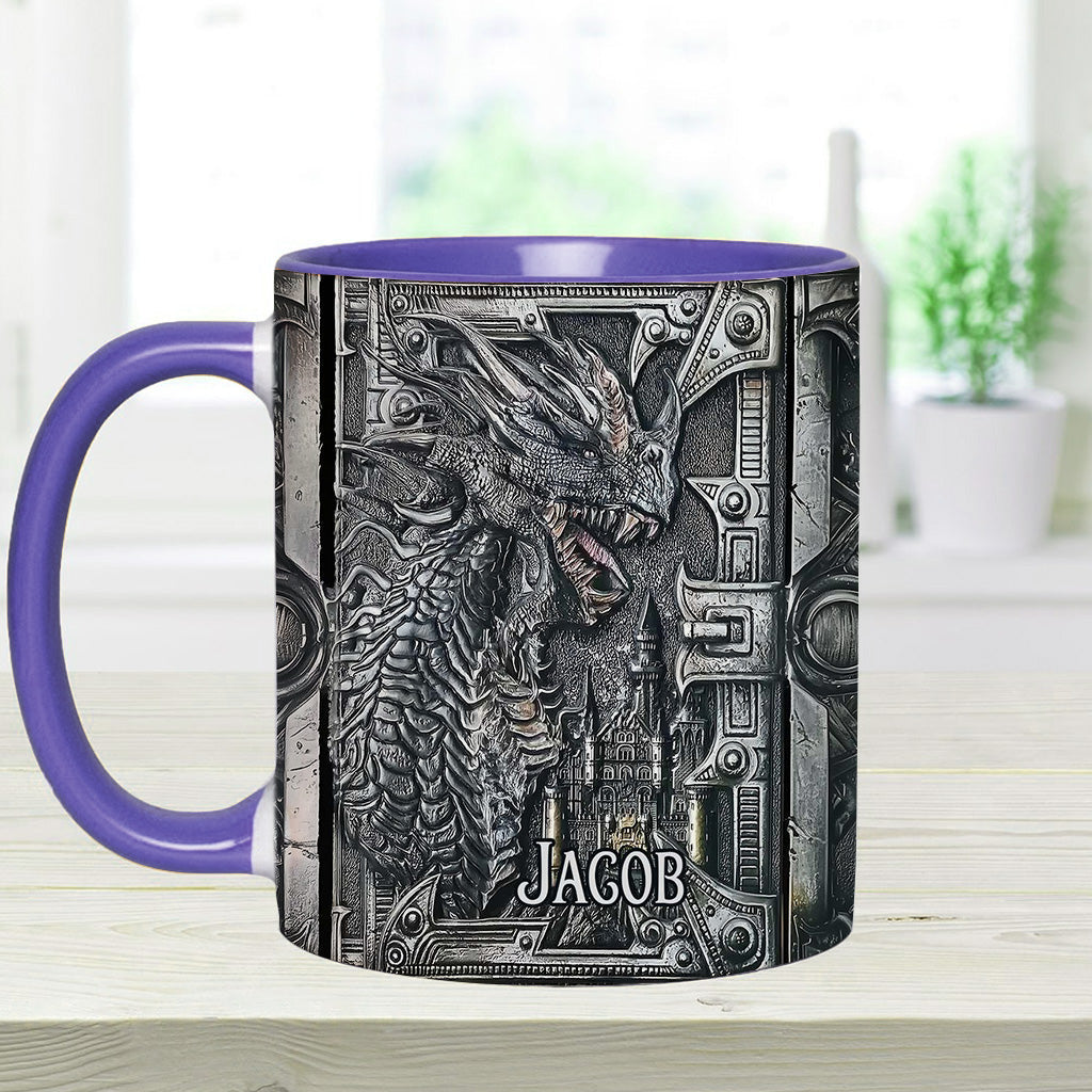 Majestätischer Drache – Personalisierte Tasse mit Drachenmotiv