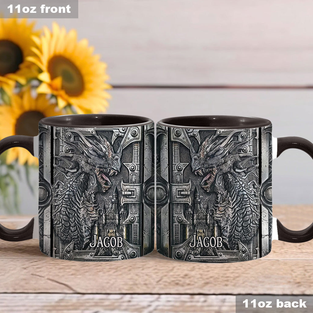 Majestätischer Drache – Personalisierte Tasse mit Drachenmotiv