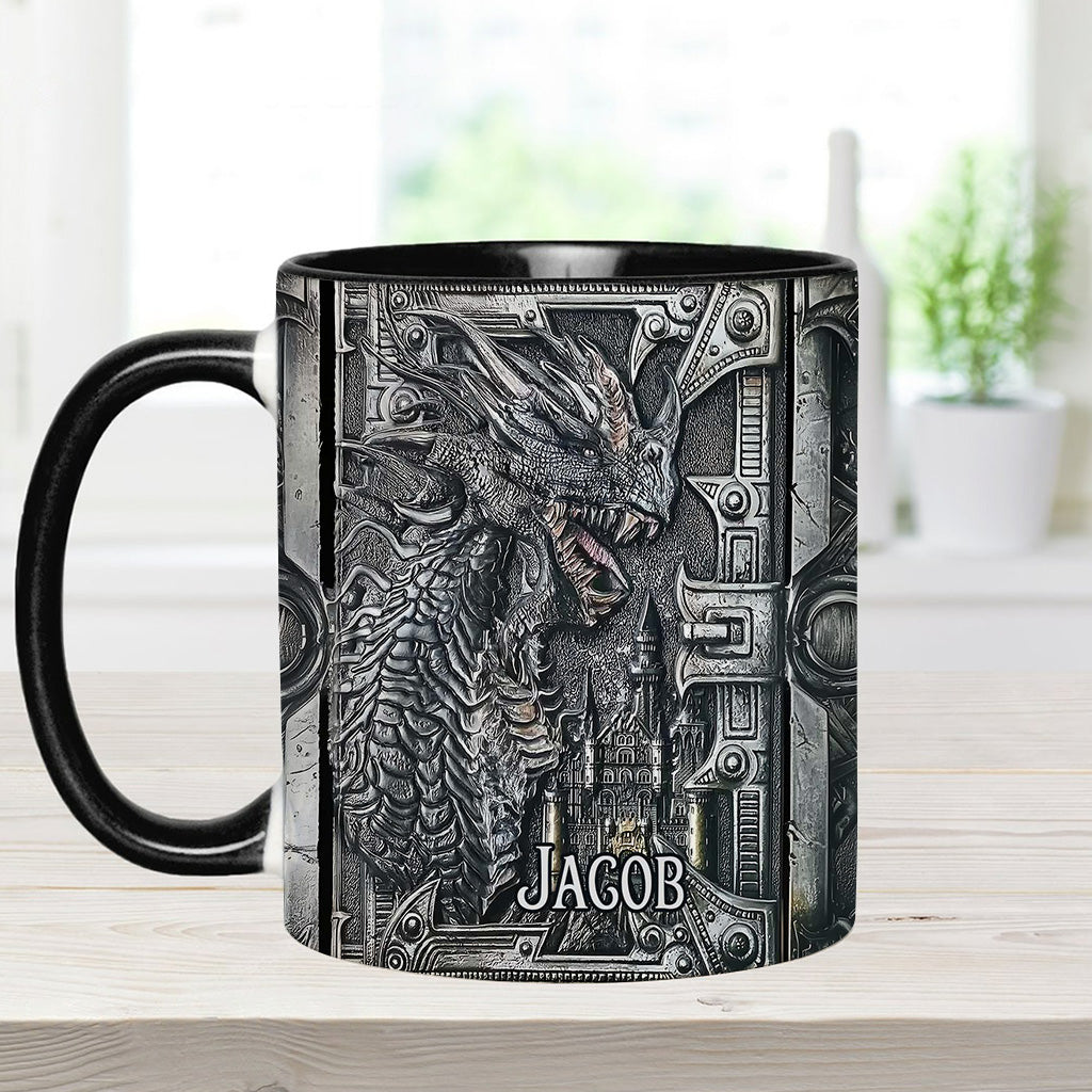 Majestätischer Drache – Personalisierte Tasse mit Drachenmotiv