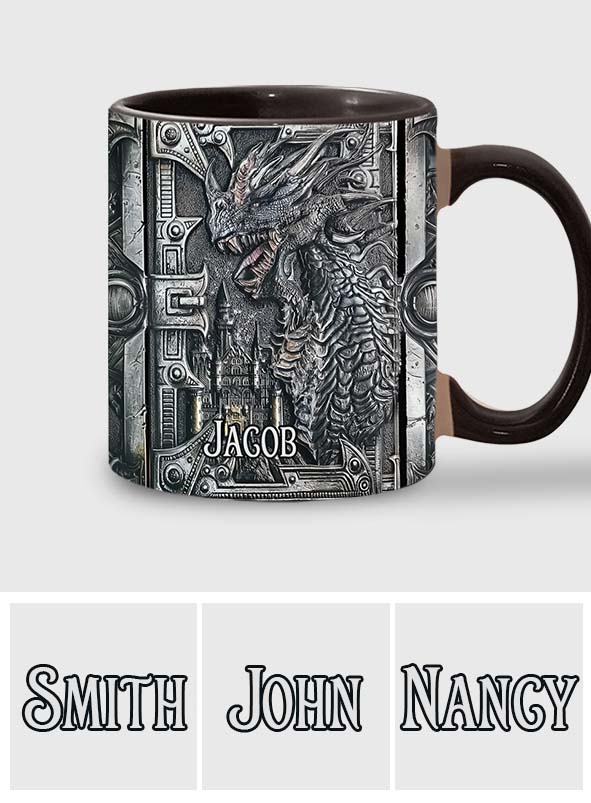 Majestätischer Drache – Personalisierte Tasse mit Drachenmotiv
