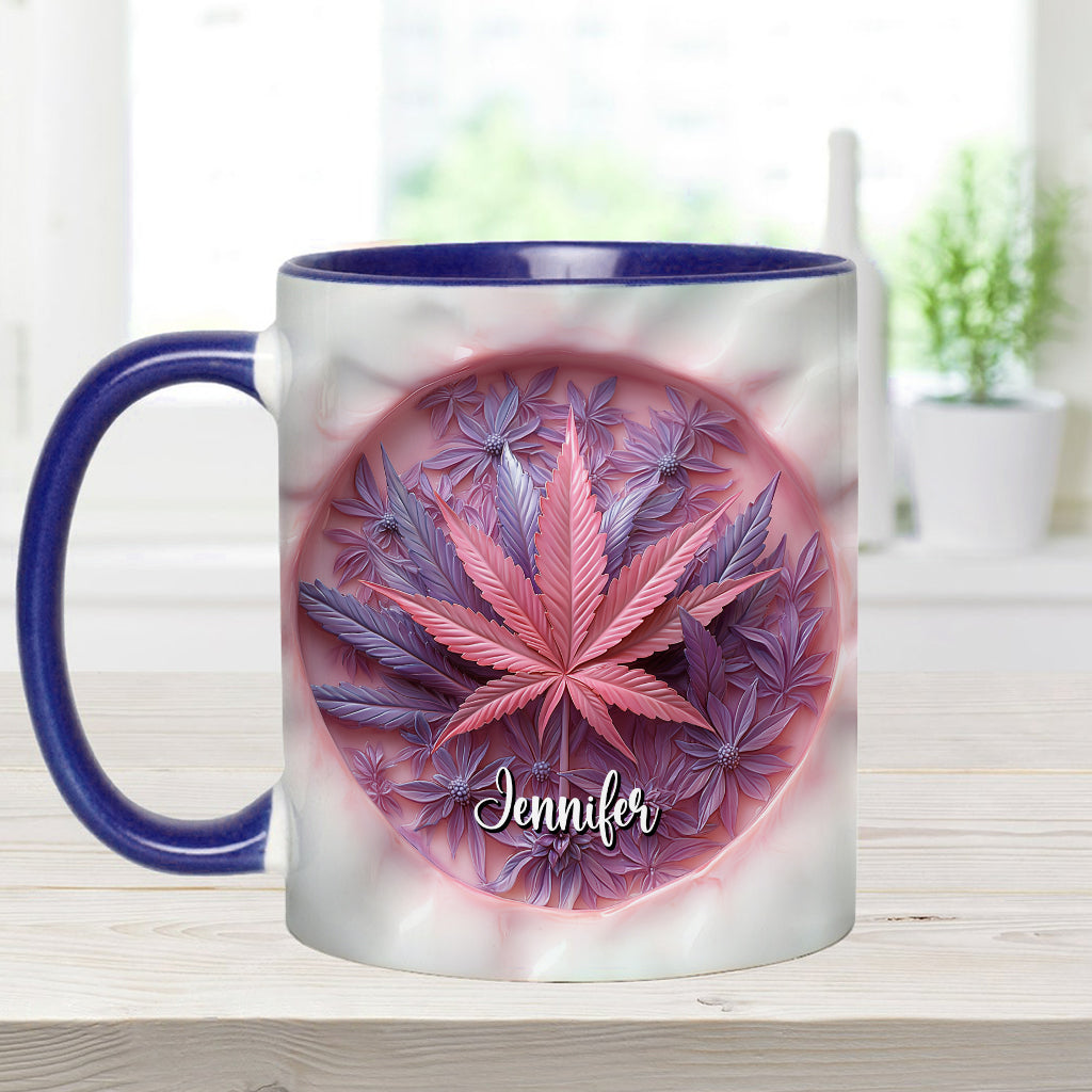 Mug High Life personnalisé avec motif cannabis