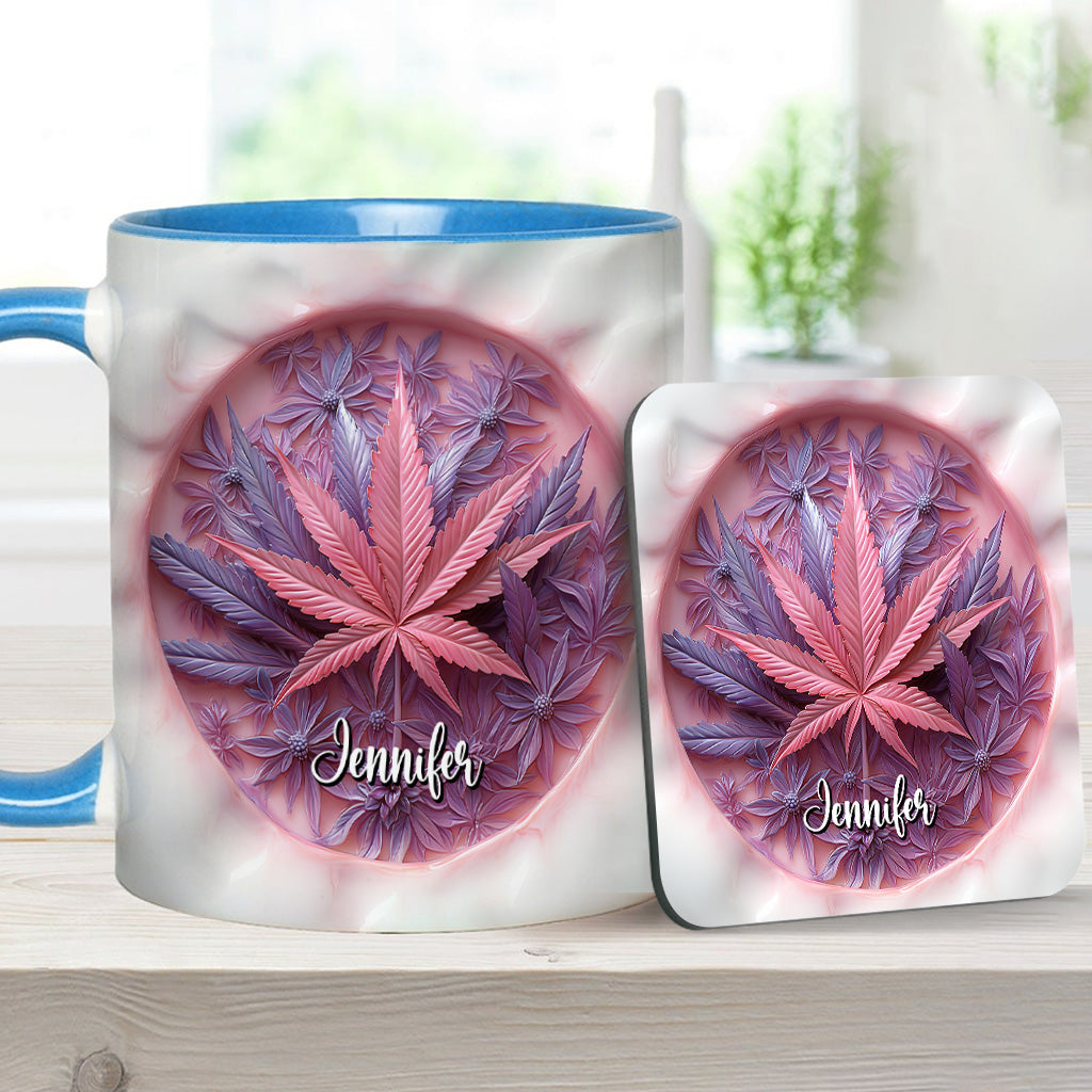 Mug High Life personnalisé avec motif cannabis