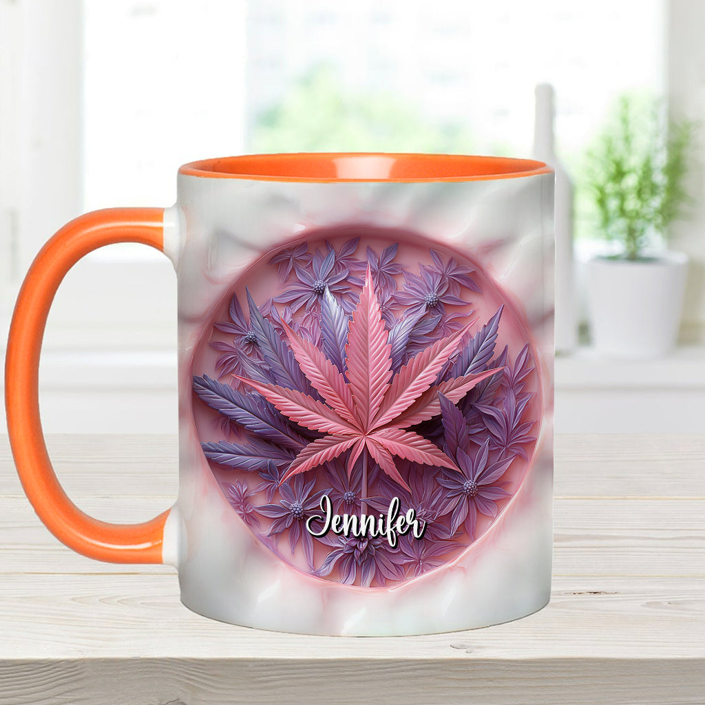 Mug High Life personnalisé avec motif cannabis