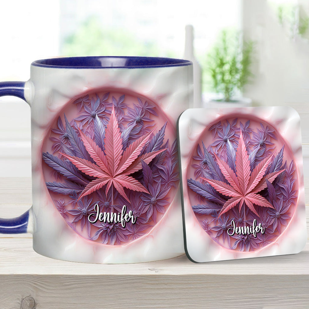 Mug High Life personnalisé avec motif cannabis