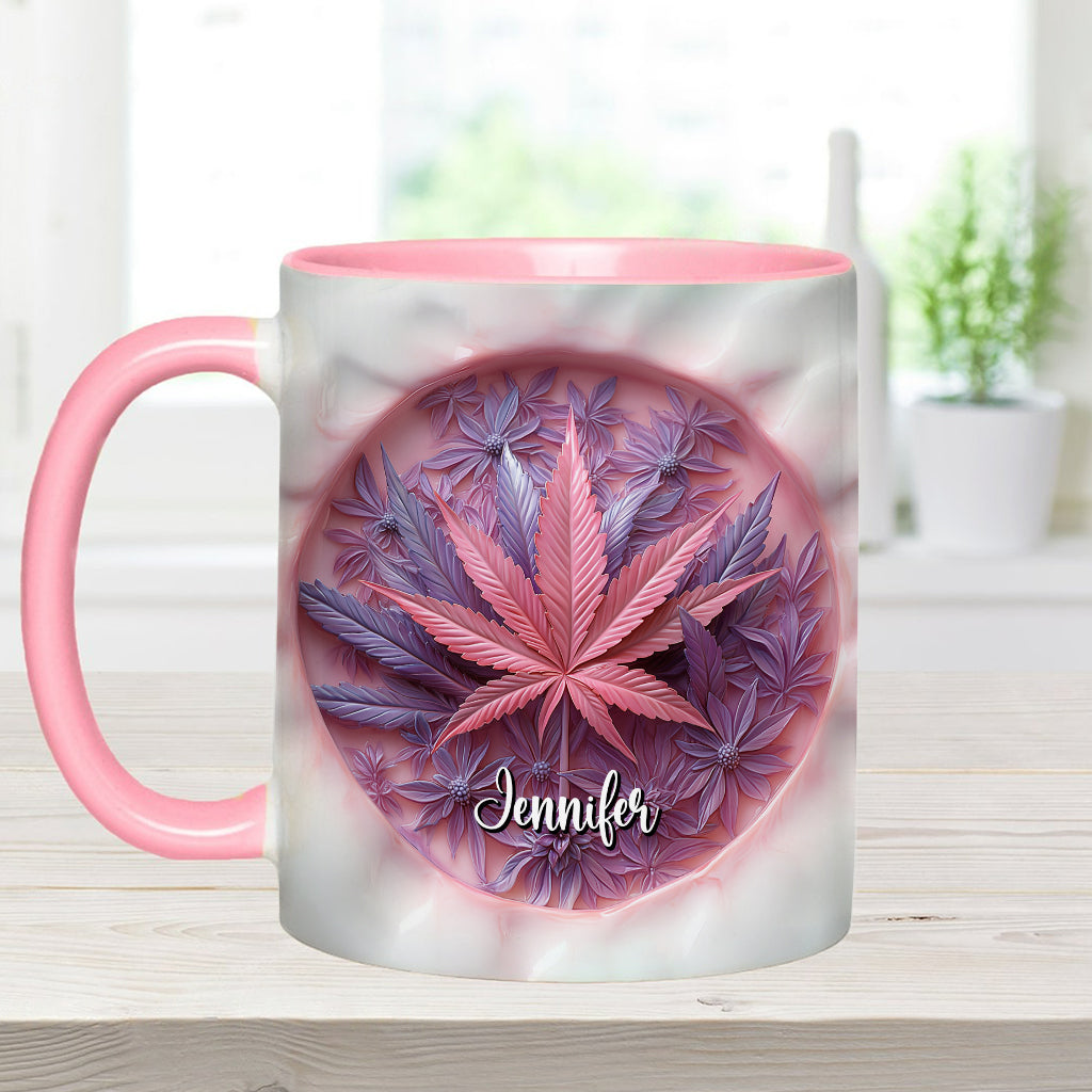 Mug High Life personnalisé avec motif cannabis