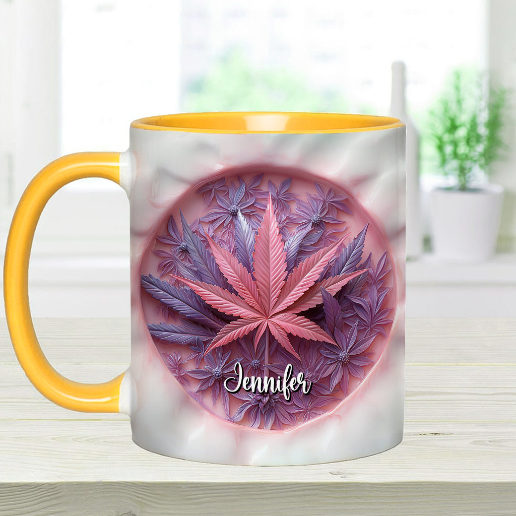 Mug High Life personnalisé avec motif cannabis
