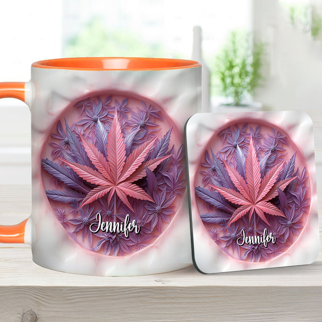 Mug High Life personnalisé avec motif cannabis