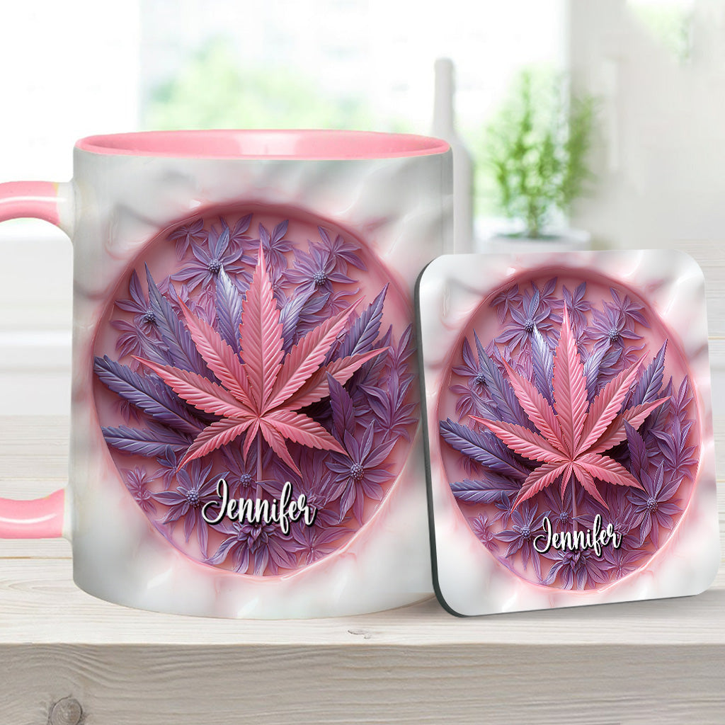 Mug High Life personnalisé avec motif cannabis