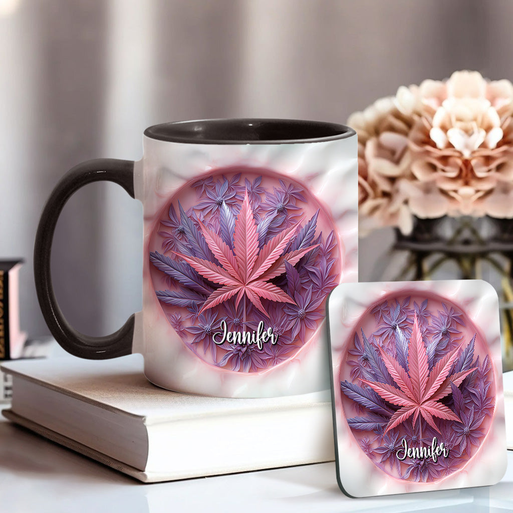 Mug High Life personnalisé avec motif cannabis