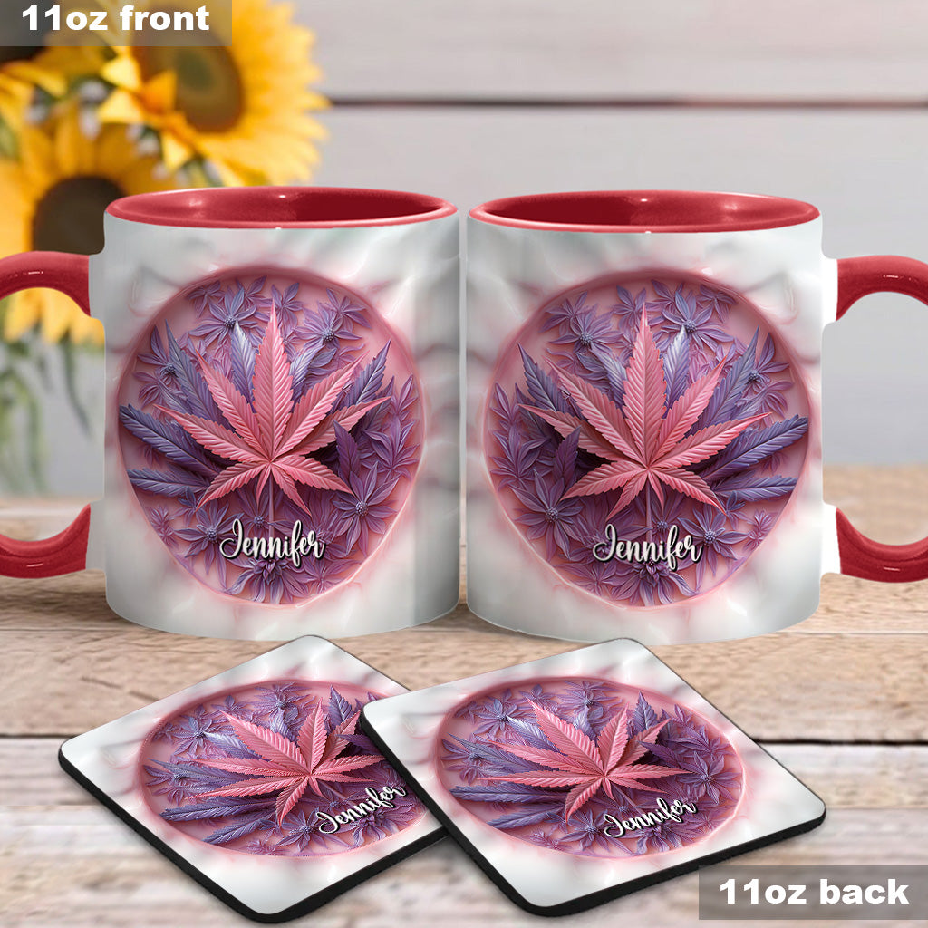 Mug High Life personnalisé avec motif cannabis