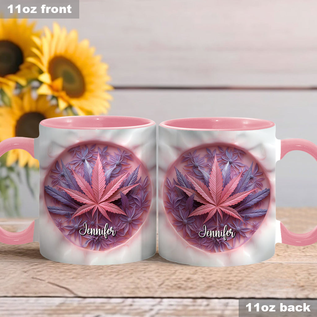 Mug High Life personnalisé avec motif cannabis