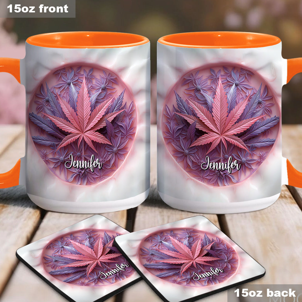 Mug High Life personnalisé avec motif cannabis