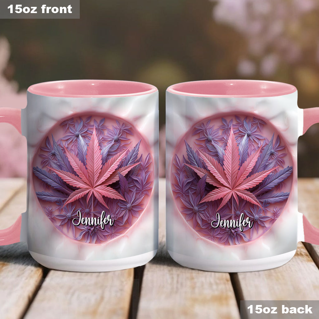 Mug High Life personnalisé avec motif cannabis