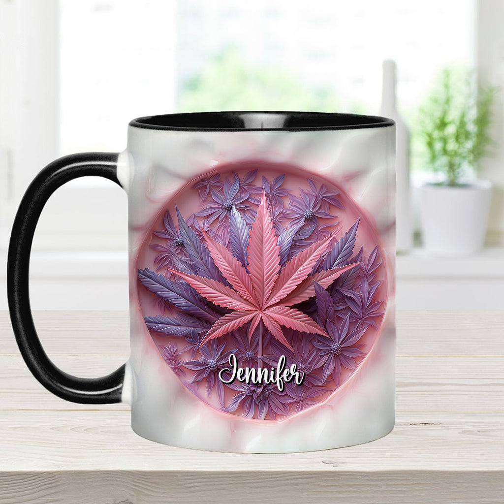 Mug High Life personnalisé avec motif cannabis