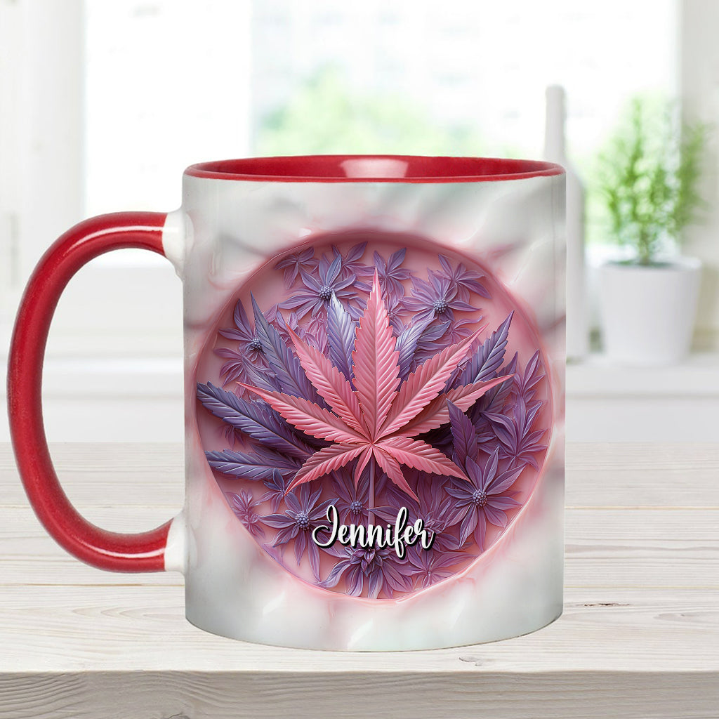 Mug High Life personnalisé avec motif cannabis