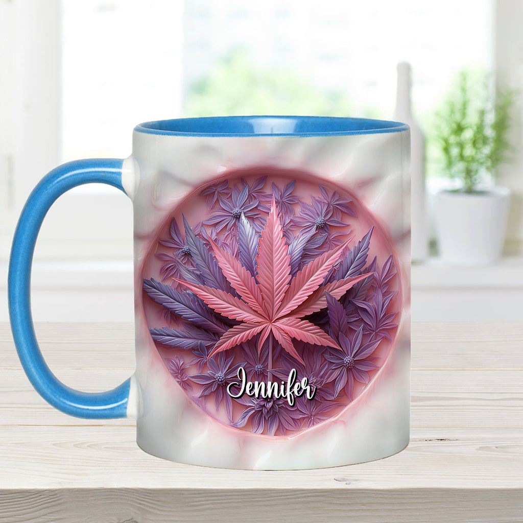 Mug High Life personnalisé avec motif cannabis