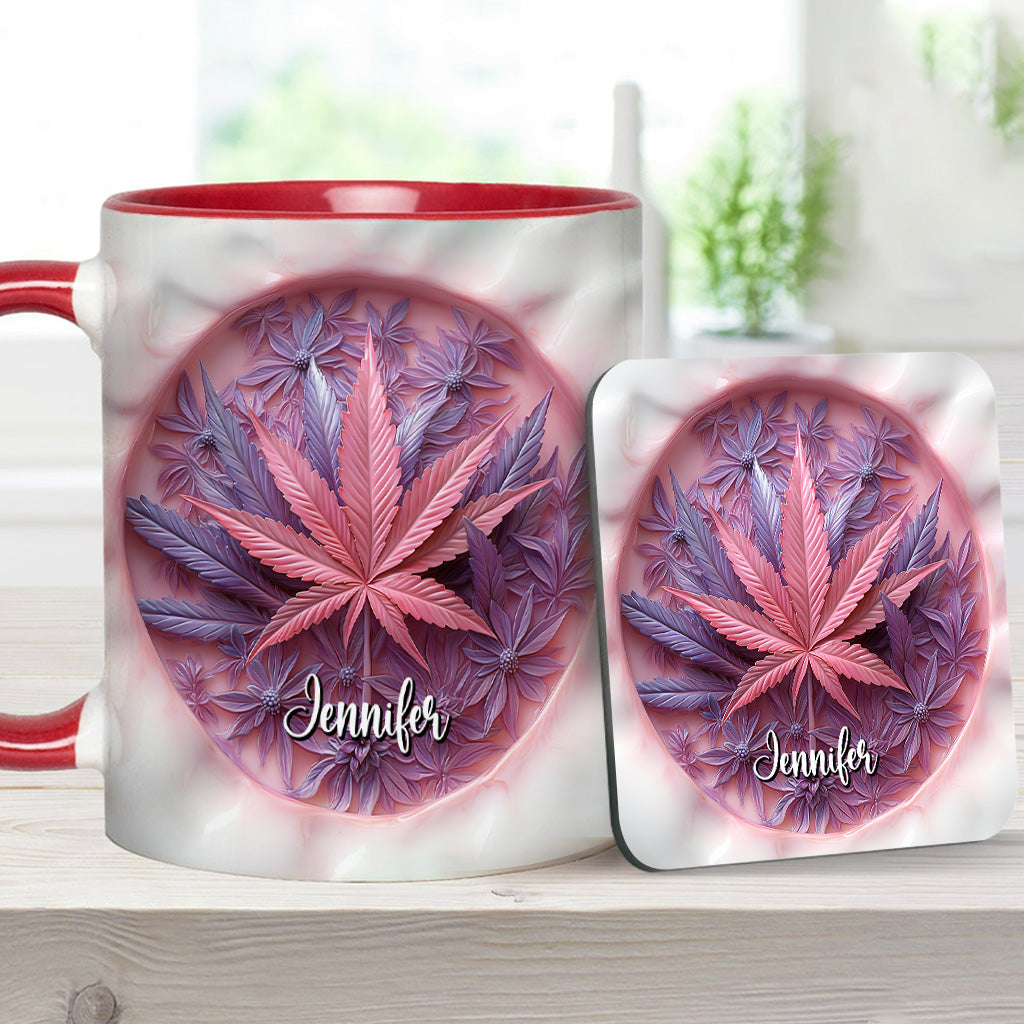 Mug High Life personnalisé avec motif cannabis