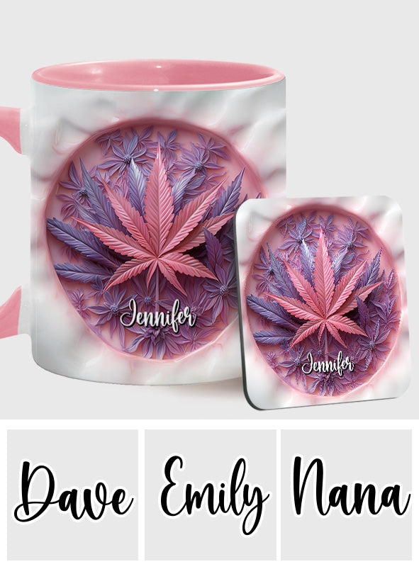 Mug High Life personnalisé avec motif cannabis