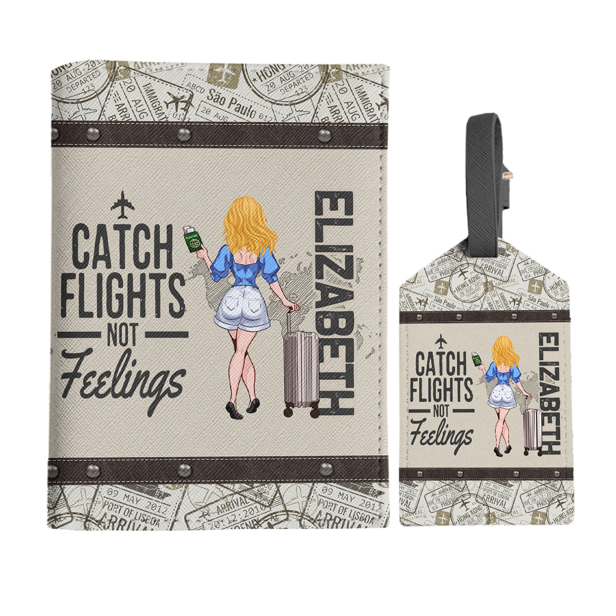 L'aventure vous attend ! – Coffret cadeau de voyage personnalisé pour elle, maman, épouse, petite amie, amie