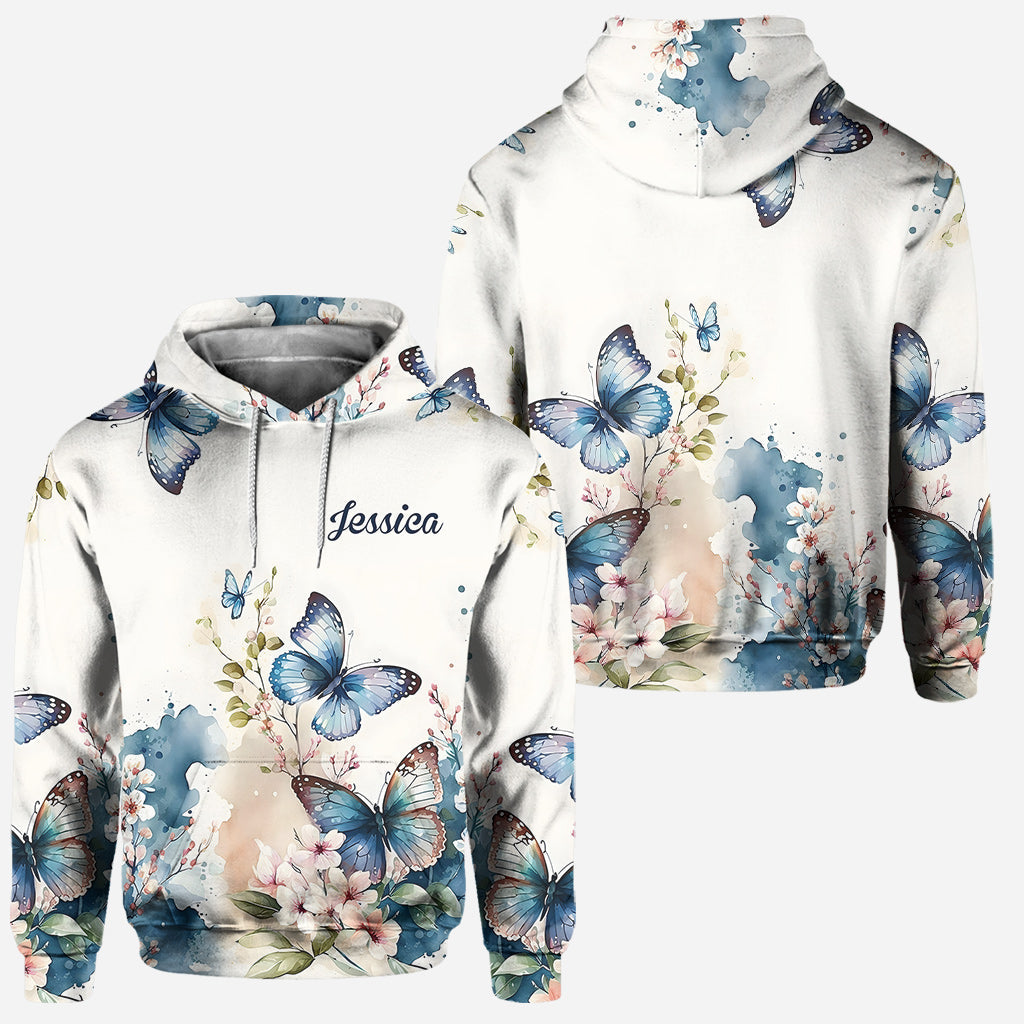 Love Butterflies - Personalized Butterfly Hoodie and Leggings