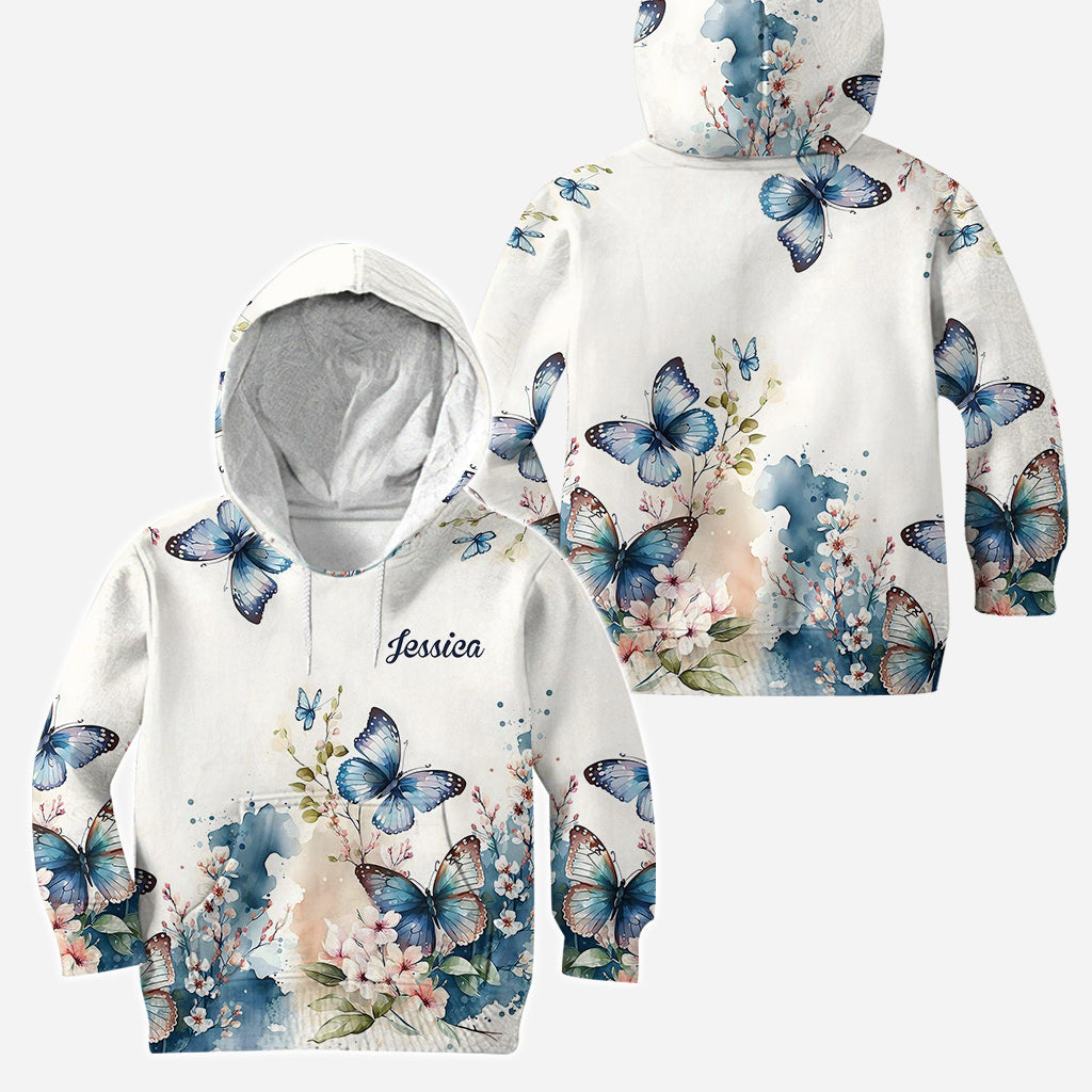 Love Butterflies - Personalized Butterfly Hoodie and Leggings