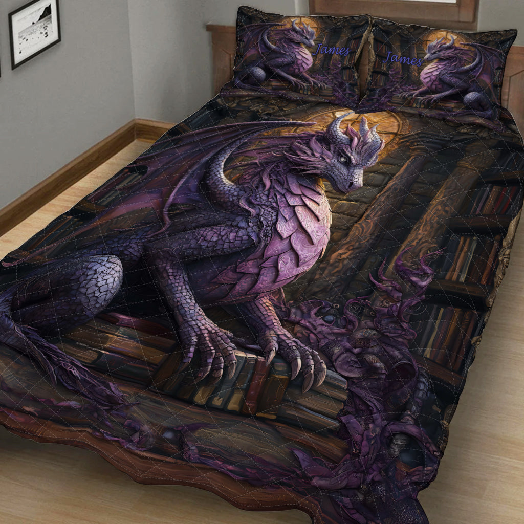 Atemberaubender Drache – personalisiertes Drachen-Bettwäscheset