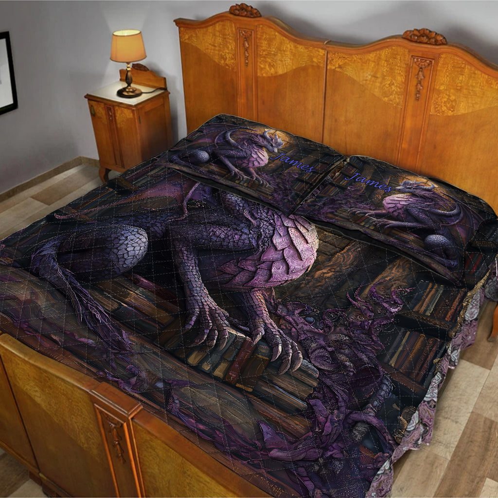 Atemberaubender Drache – personalisiertes Drachen-Bettwäscheset