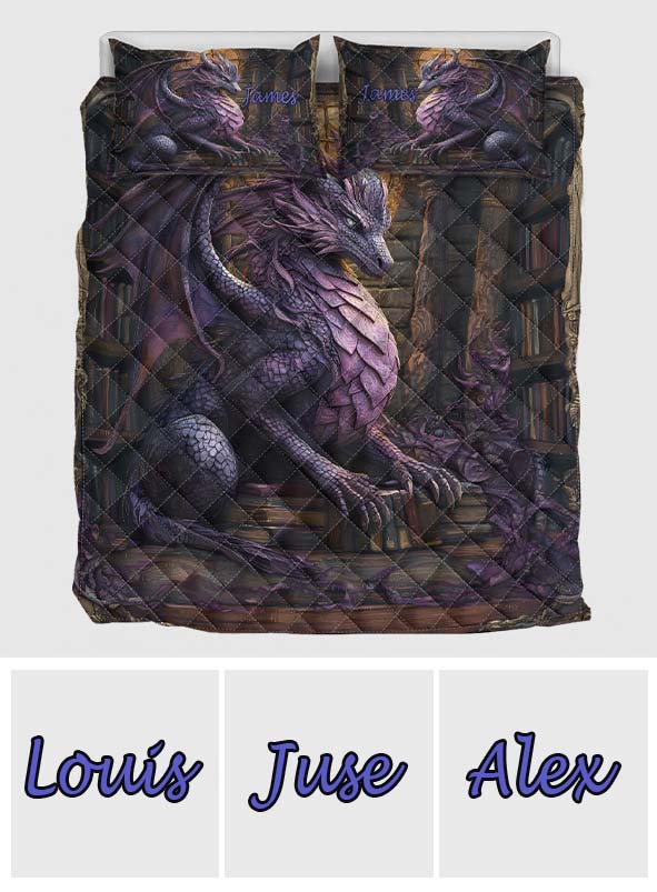 Atemberaubender Drache – personalisiertes Drachen-Bettwäscheset
