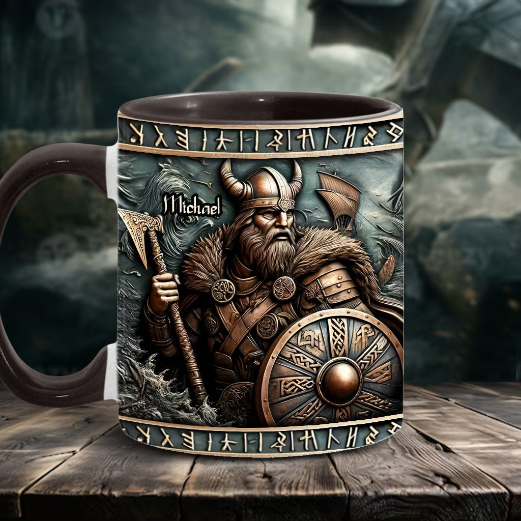 Wikingerkrieger – Personalisierte Tasse mit Wikinger-Akzent