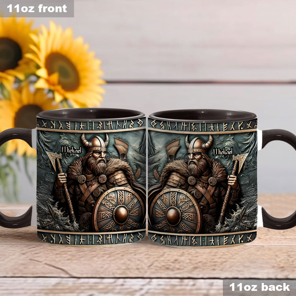 Wikingerkrieger – Personalisierte Tasse mit Wikinger-Akzent