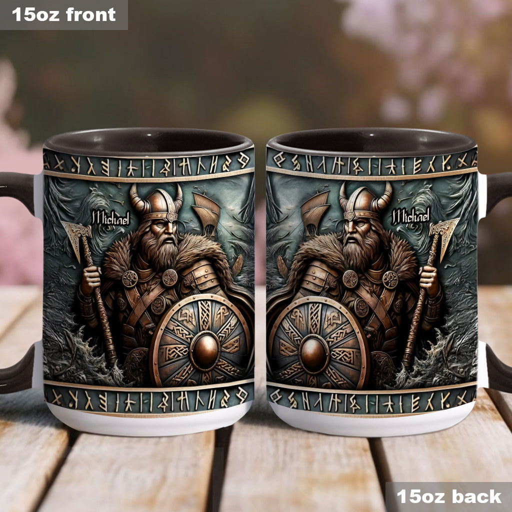 Wikingerkrieger – Personalisierte Tasse mit Wikinger-Akzent