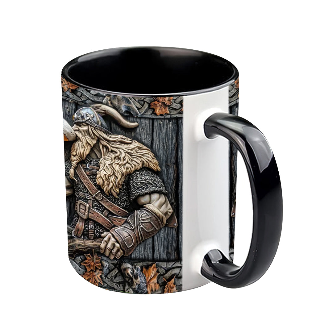 Wikinger-Bierbecher mit personalisiertem Wikinger-Motiv