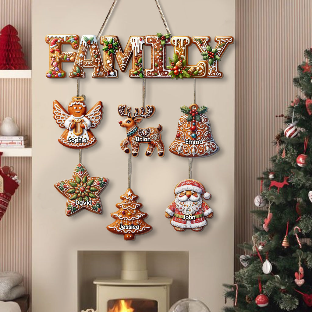 Glückliche Familie – personalisiertes Familienschild aus Palettenholz