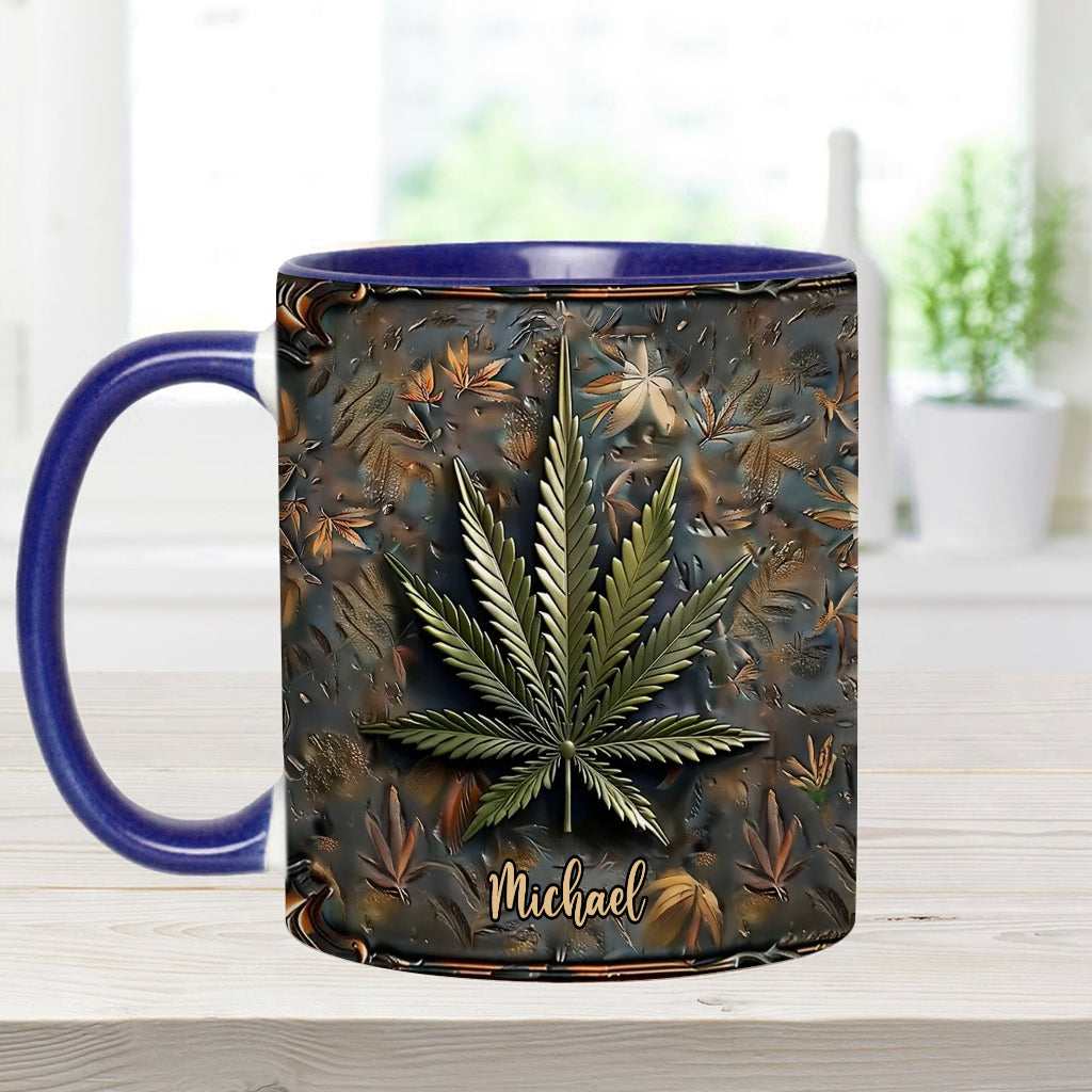 High Life – Personalisierter Becher mit Cannabis-Akzent