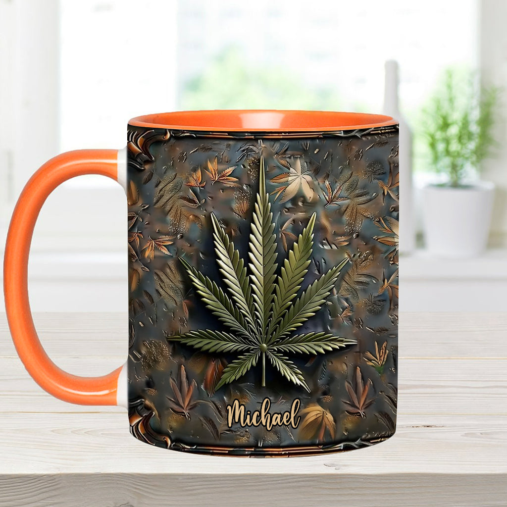 High Life – Personalisierter Becher mit Cannabis-Akzent