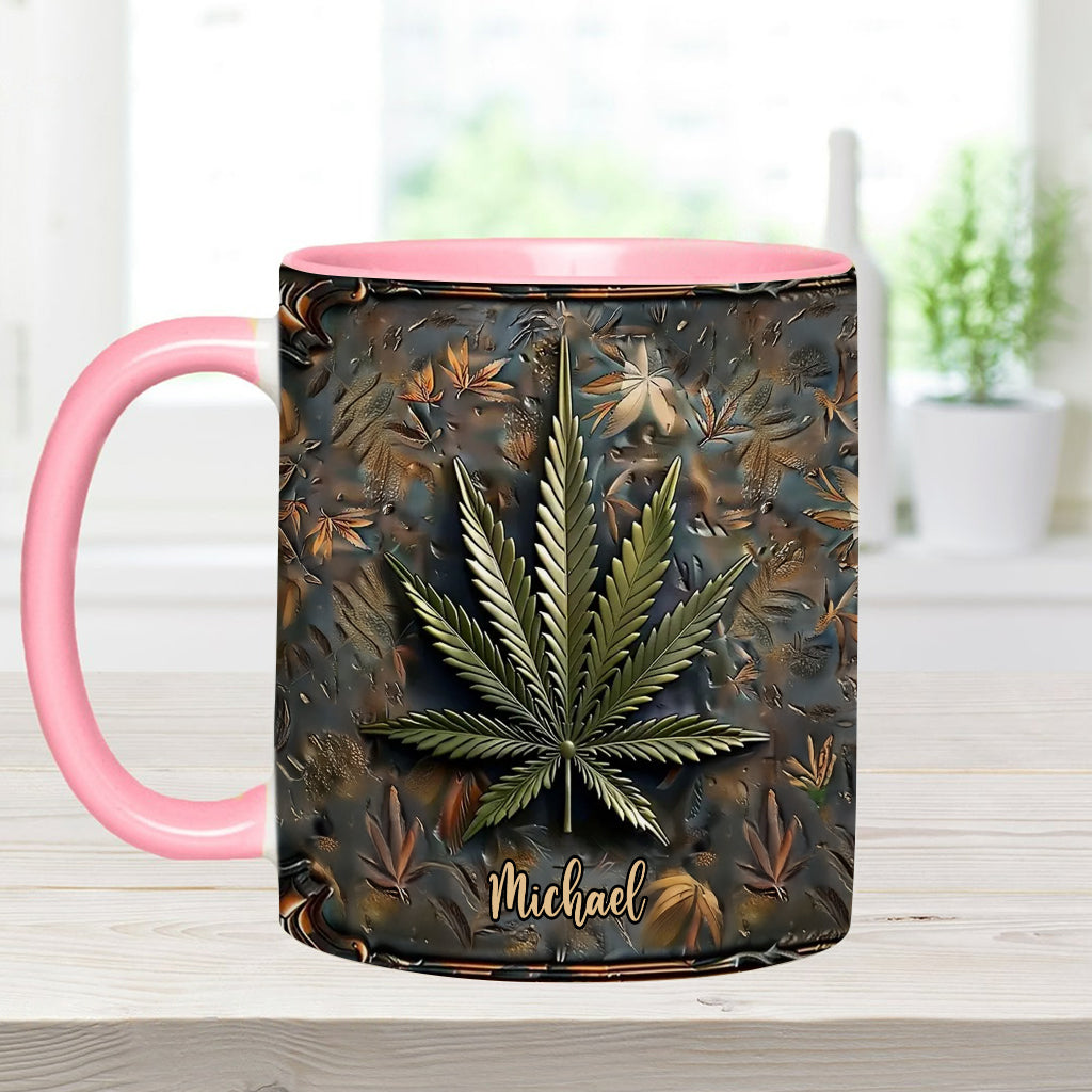 High Life – Personalisierter Becher mit Cannabis-Akzent