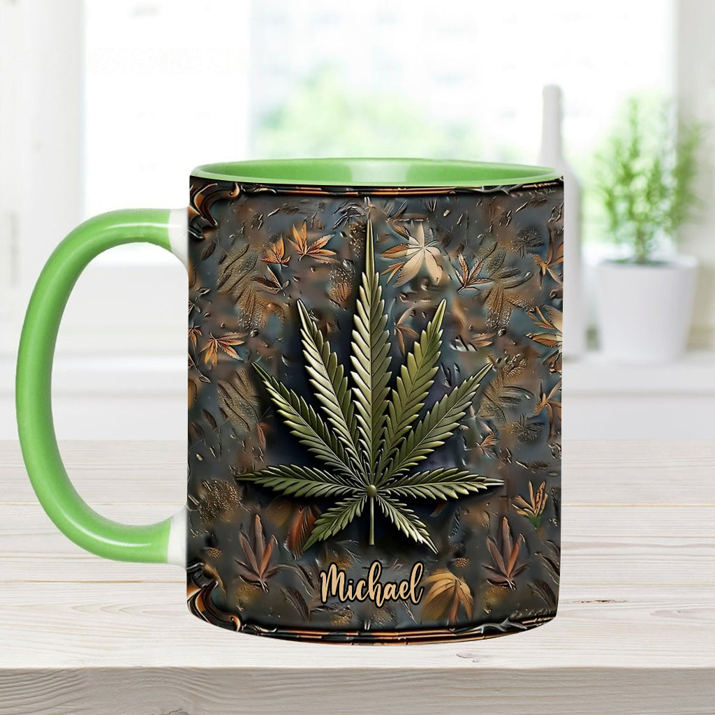 High Life – Personalisierter Becher mit Cannabis-Akzent