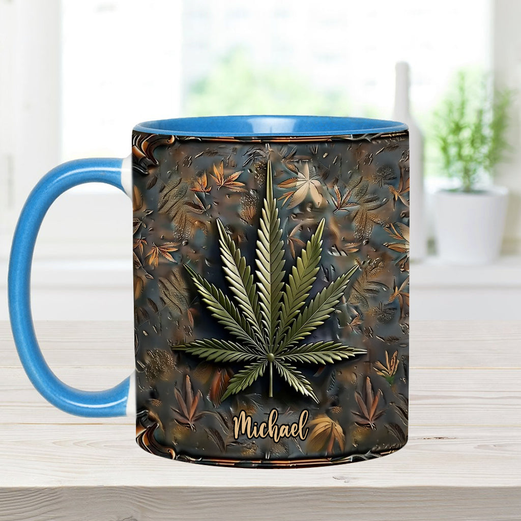 High Life – Personalisierter Becher mit Cannabis-Akzent