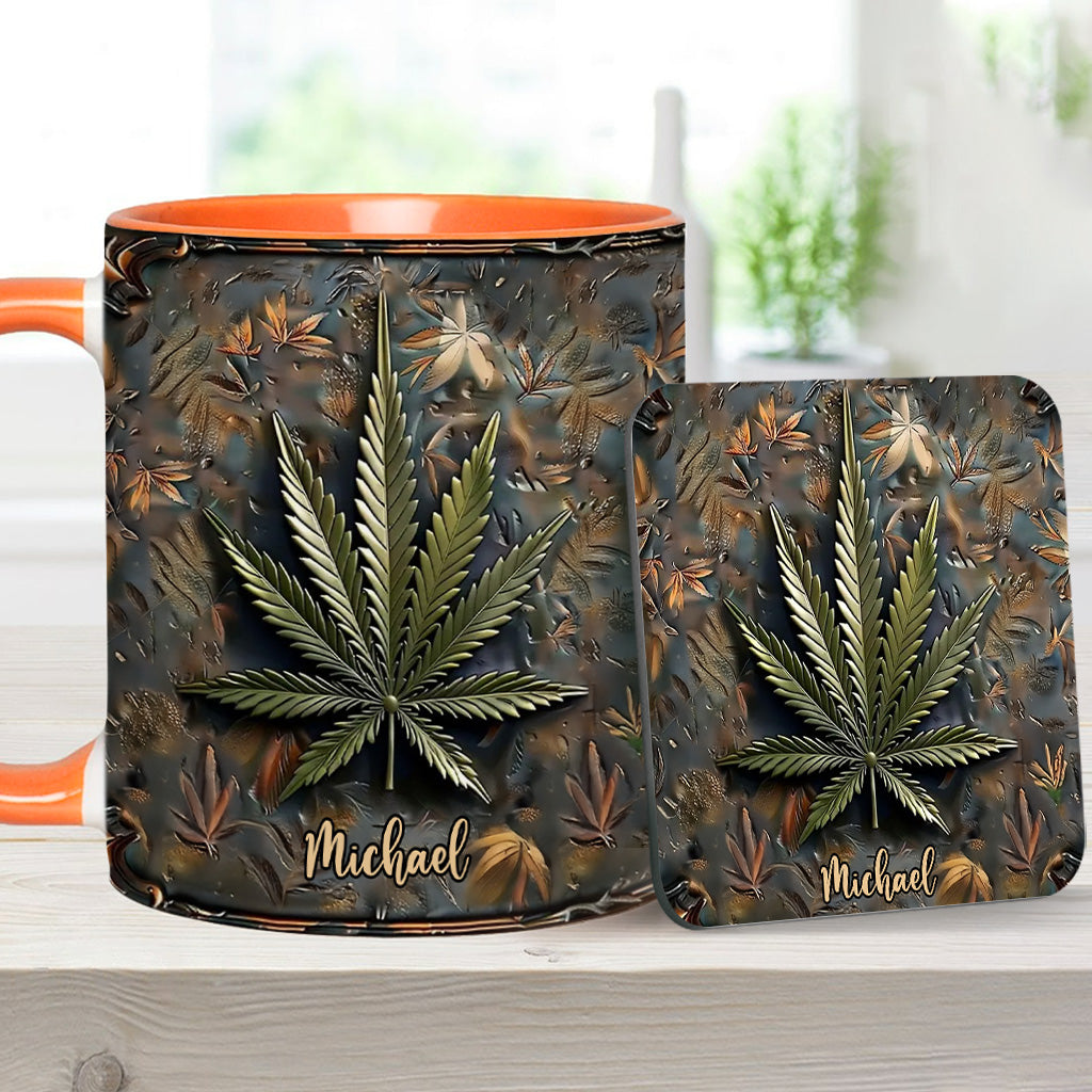 High Life – Personalisierter Becher mit Cannabis-Akzent