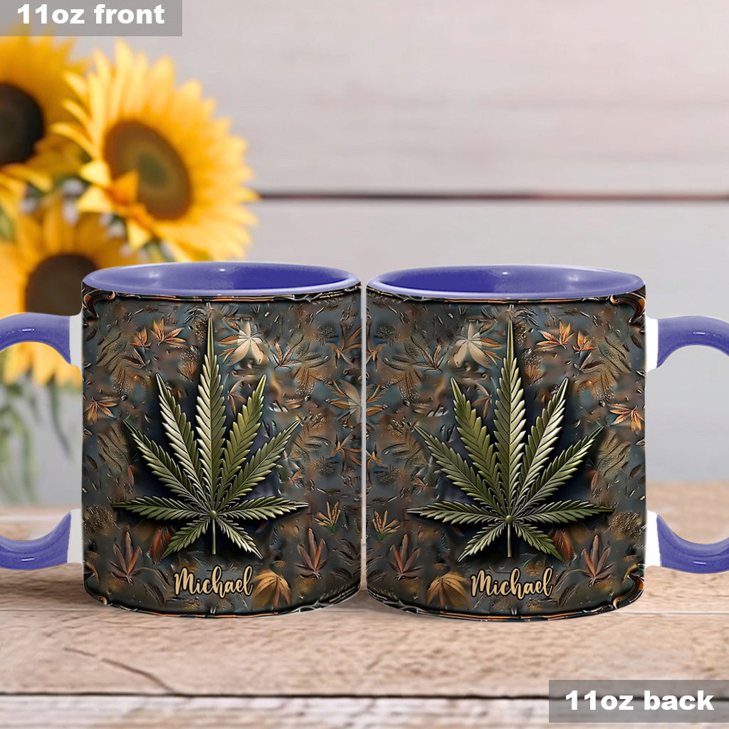 High Life – Personalisierter Becher mit Cannabis-Akzent